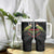 Meri Kirihimete Kakapo Tumbler With Handle Black Silver Fern Christmas Vibe