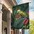 Meri Kirihimete Kakapo Garden Flag Green Silver Fern Christmas Vibe