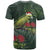 Meri Kirihimete Kakapo T Shirt Green Silver Fern Christmas Vibe