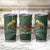 Meri Kirihimete Kakapo Tumbler Cup Green Silver Fern Christmas Vibe