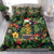 Meri Kirihimete Kakapo Bedding Set New Zealand Christmas with Tropical Vibe