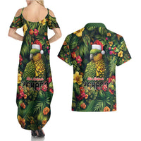 Meri Kirihimete Kakapo Couples Matching Summer Maxi Dress and Hawaiian Shirt New Zealand Christmas with Tropical Vibe LT9 - Polynesian Pride