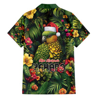 Meri Kirihimete Kakapo Family Matching Tank Maxi Dress and Hawaiian Shirt New Zealand Christmas with Tropical Vibe