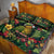 Meri Kirihimete Kakapo Quilt Bed Set New Zealand Christmas with Tropical Vibe