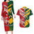 Australia-Tonga Rugby Pacific Custom Couples Matching Long Sleeve Bodycon Dress and Hawaiian Shirt The Kangaroos and Mate Ma'a Tonga