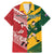 Australia-Tonga Rugby Pacific Custom Family Matching Mermaid Dress and Hawaiian Shirt The Kangaroos and Mate Ma'a Tonga