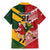 Australia-Tonga Rugby Pacific Custom Family Matching Mermaid Dress and Hawaiian Shirt The Kangaroos and Mate Ma'a Tonga
