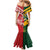 Australia-Tonga Rugby Pacific Custom Family Matching Mermaid Dress and Hawaiian Shirt The Kangaroos and Mate Ma'a Tonga