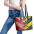 Australia-Tonga Rugby Pacific Custom Leather Tote Bag The Kangaroos and Mate Ma'a Tonga