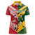 Australia-Tonga Rugby Pacific Custom Women Polo Shirt The Kangaroos and Mate Ma'a Tonga