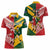 Australia-Tonga Rugby Pacific Custom Women Polo Shirt The Kangaroos and Mate Ma'a Tonga