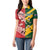 Australia-Tonga Rugby Pacific Custom Women Polo Shirt The Kangaroos and Mate Ma'a Tonga