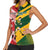 Australia-Tonga Rugby Pacific Custom Women Sleeveless Polo Shirt The Kangaroos and Mate Ma'a Tonga