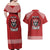 Tonga Rugby XIII Custom Couples Matching Off Shoulder Maxi Dress and Hawaiian Shirt Mate Ma'a Tonga with Ngatu Pattern