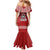 Tonga Rugby XIII Custom Family Matching Mermaid Dress and Hawaiian Shirt Mate Ma'a Tonga with Ngatu Pattern
