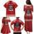 Tonga Rugby XIII Custom Family Matching Puletasi and Hawaiian Shirt Mate Ma'a Tonga with Ngatu Pattern