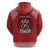 Tonga Rugby XIII Custom Hoodie Mate Ma'a Tonga with Ngatu Pattern