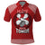 Tonga Rugby XIII Custom Polo Shirt Mate Ma'a Tonga with Ngatu Pattern