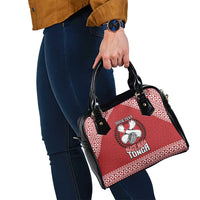 Tonga Rugby XIII Custom Shoulder Handbag Mate Ma'a Tonga with Ngatu Pattern