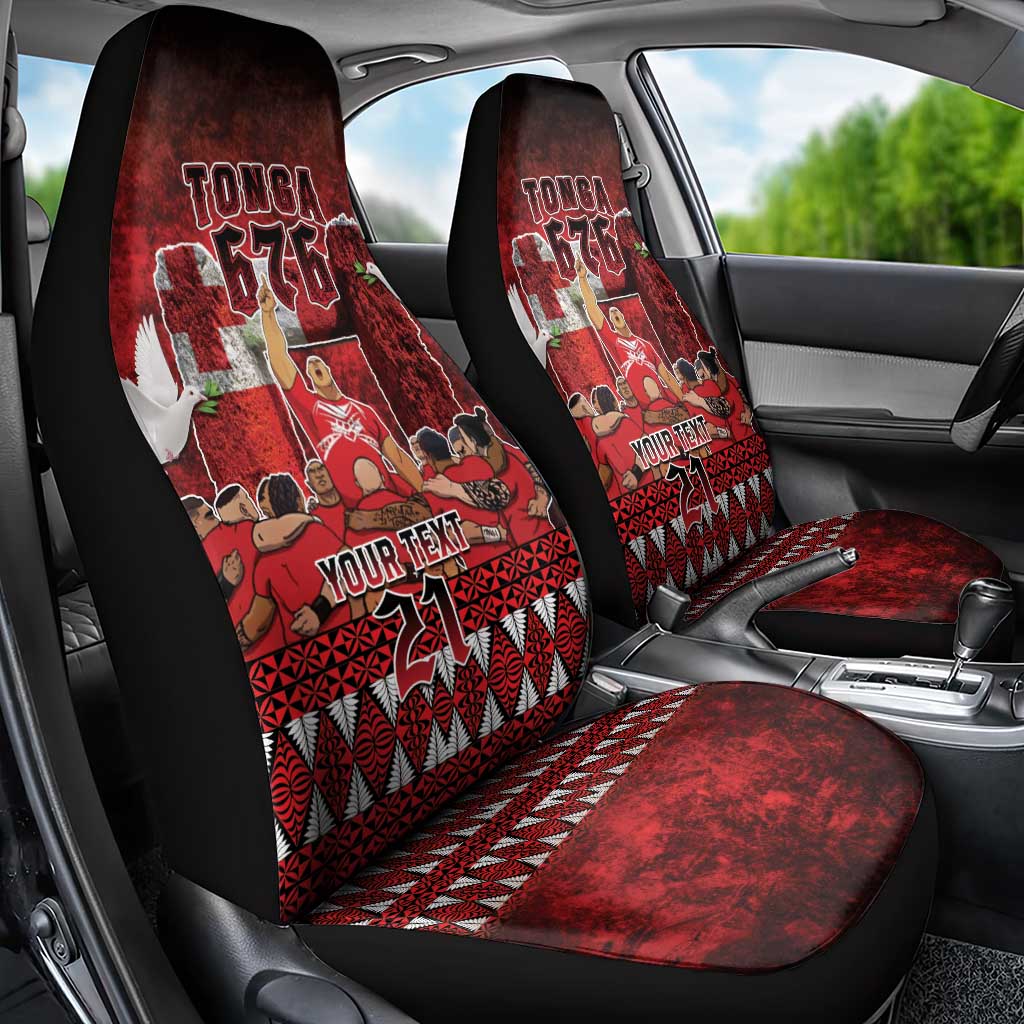 Custom Tonga 676 Haʻamonga ʻa Maui Car Seat Cover Tongan Sipi Tau Unique Dance