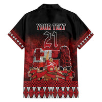 Custom Tonga 676 Haamonga a Maui Family Matching Short Sleeve Bodycon Dress and Hawaiian Shirt Tongan Sipi Tau Unique Dance LT9 - Polynesian Pride