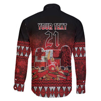 Custom Tonga 676 Haamonga a Maui Family Matching Short Sleeve Bodycon Dress and Hawaiian Shirt Tongan Sipi Tau Unique Dance LT9 - Polynesian Pride