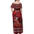 Custom Tonga 676 Haʻamonga ʻa Maui Off Shoulder Maxi Dress Tongan Sipi Tau Unique Dance