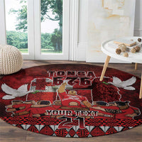 Custom Tonga 676 Haʻamonga ʻa Maui Round Carpet Tongan Sipi Tau Unique Dance