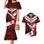 Custom Tonga XIII Rugby Tribal Tattoo Couples Matching Mermaid Dress and Hawaiian Shirt Mate Ma'a Tonga Kupesi Ngatu Grunge Style