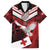 Custom Tonga XIII Rugby Tribal Tattoo Hawaiian Shirt Mate Ma'a Tonga Kupesi Ngatu Grunge Style