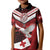 Custom Tonga XIII Rugby Tribal Tattoo Kid Polo Shirt Mate Ma'a Tonga Kupesi Ngatu Grunge Style