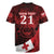Custom Tonga XIII Rugby Tribal Tattoo Rugby Jersey Mate Ma'a Tonga Kupesi Ngatu Grunge Style