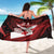 Custom Tonga XIII Rugby Tribal Tattoo Sarong Mate Ma'a Tonga Kupesi Ngatu Grunge Style