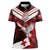 Custom Tonga XIII Rugby Tribal Tattoo Women Polo Shirt Mate Ma'a Tonga Kupesi Ngatu Grunge Style