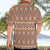 Pasifika Sataoa Pattern Simple Motif Hawaiian Shirt Brown Beige Tan LT9 - Polynesian Pride