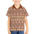 Pasifika Sataoa Pattern Simple Motif Hawaiian Shirt Brown Beige Tan LT9 - Polynesian Pride