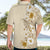 Pasifika Sataoa Pattern Plumeria Vintage Hawaiian Shirt Beige Tan LT9 - Polynesian Pride