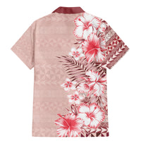Pasifika Sataoa Pattern Plumeria Vintage Family Matching Mermaid Dress and Hawaiian Shirt Cherry LT9 - Polynesian Pride