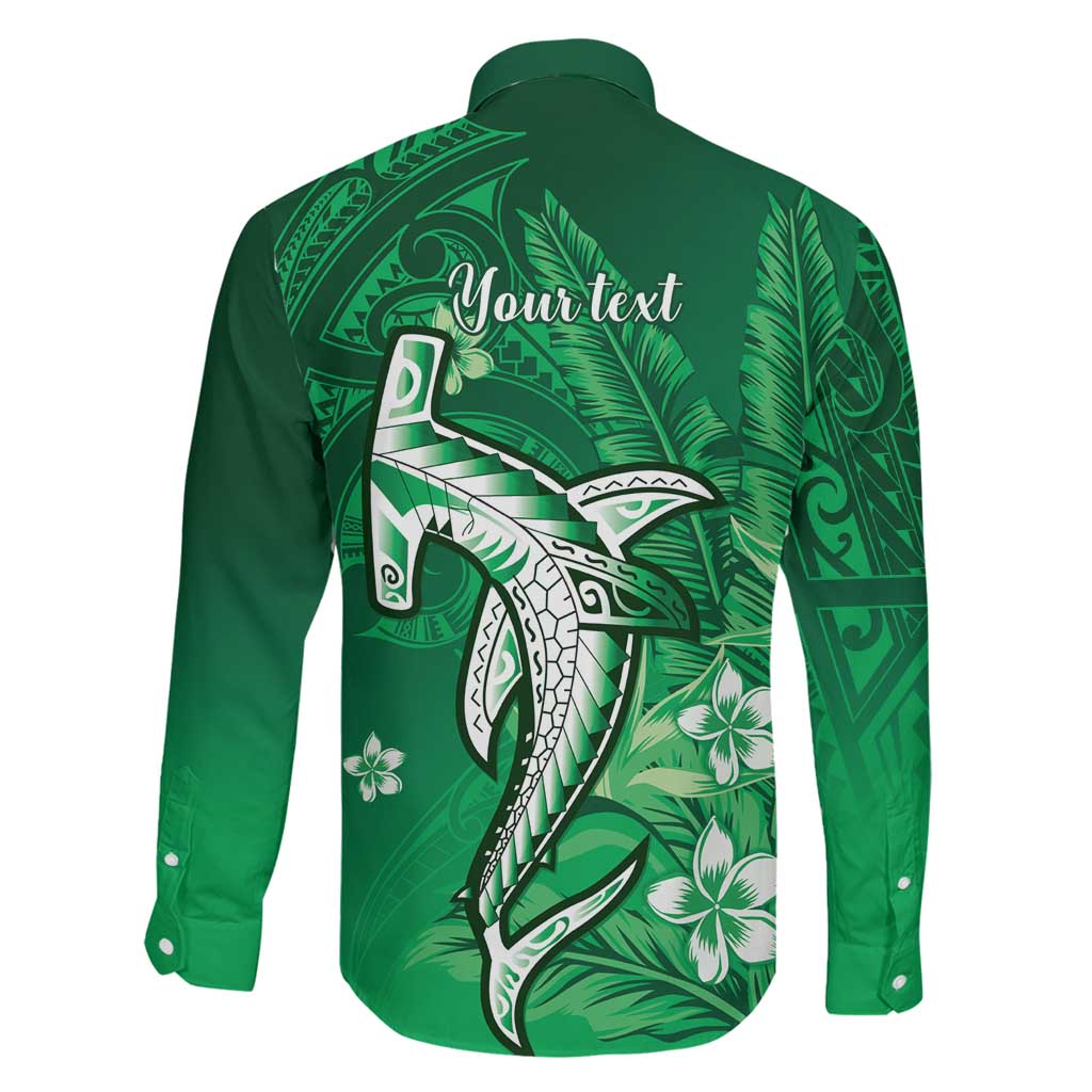 Personalized Hawaiian Maori Hammerhead Shark Family Matching Mermaid Dress and Hawaiian Shirt Omaomao Plumeria LT9 - Polynesian Pride