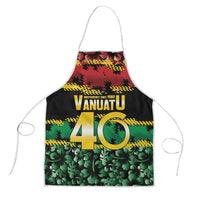 Vanuatu 46th Year Anniversary Apron 30 July 1980 Hibiscus Seamless Pattern
