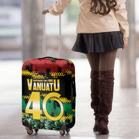 Vanuatu 46th Year Anniversary Luggage Cover 30 July 1980 Hibiscus Seamless Pattern