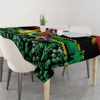 Vanuatu 46th Year Anniversary Tablecloth 30 July 1980 Hibiscus Seamless Pattern