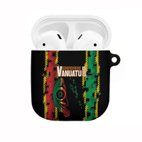 Vanuatu 46th Year Anniversary AirPods Case Tamtam Slit Drums Long God Yumi Stanap