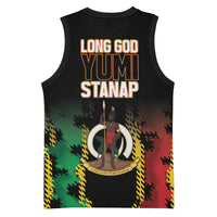 Vanuatu 46th Year Anniversary Basketball Jersey Tamtam Slit Drums Long God Yumi Stanap
