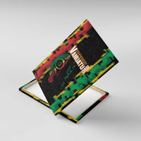 Vanuatu 46th Year Anniversary Canvas Wall Art Tamtam Slit Drums Long God Yumi Stanap