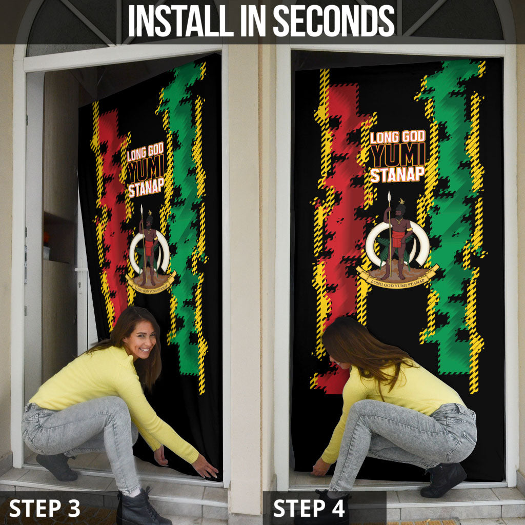 Vanuatu 46th Year Anniversary Door Cover Tamtam Slit Drums Long God Yumi Stanap