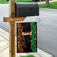 Vanuatu 46th Year Anniversary Garden Flag Tamtam Slit Drums Long God Yumi Stanap