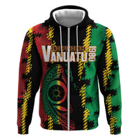 Vanuatu 46th Year Anniversary Hoodie Tamtam Slit Drums Long God Yumi Stanap