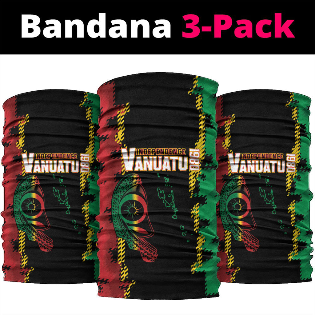 Vanuatu 46th Year Anniversary Neck Gaiter Tamtam Slit Drums Long God Yumi Stanap