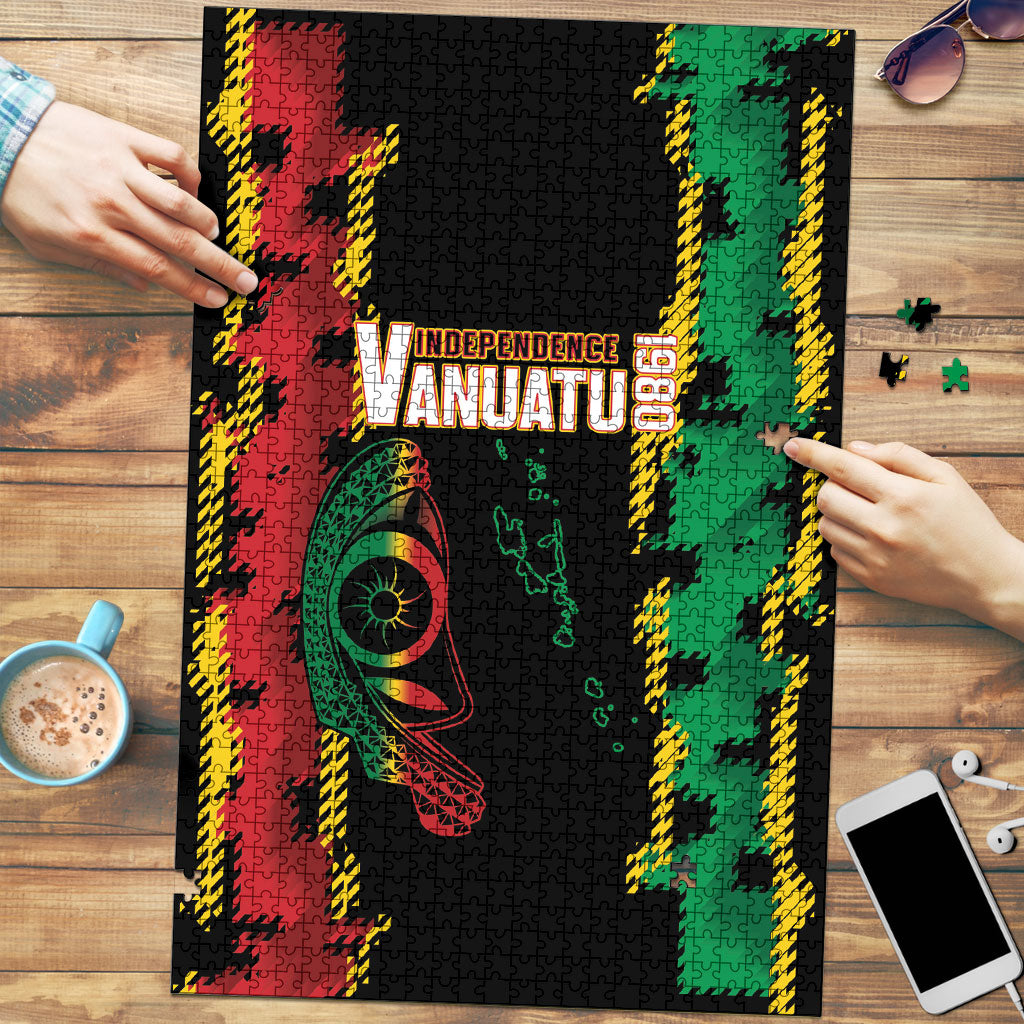 Vanuatu 46th Year Anniversary Puzzle Tamtam Slit Drums Long God Yumi Stanap